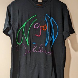 Vintage 2010 John Lennon Face Beatles Music Large T-shirt